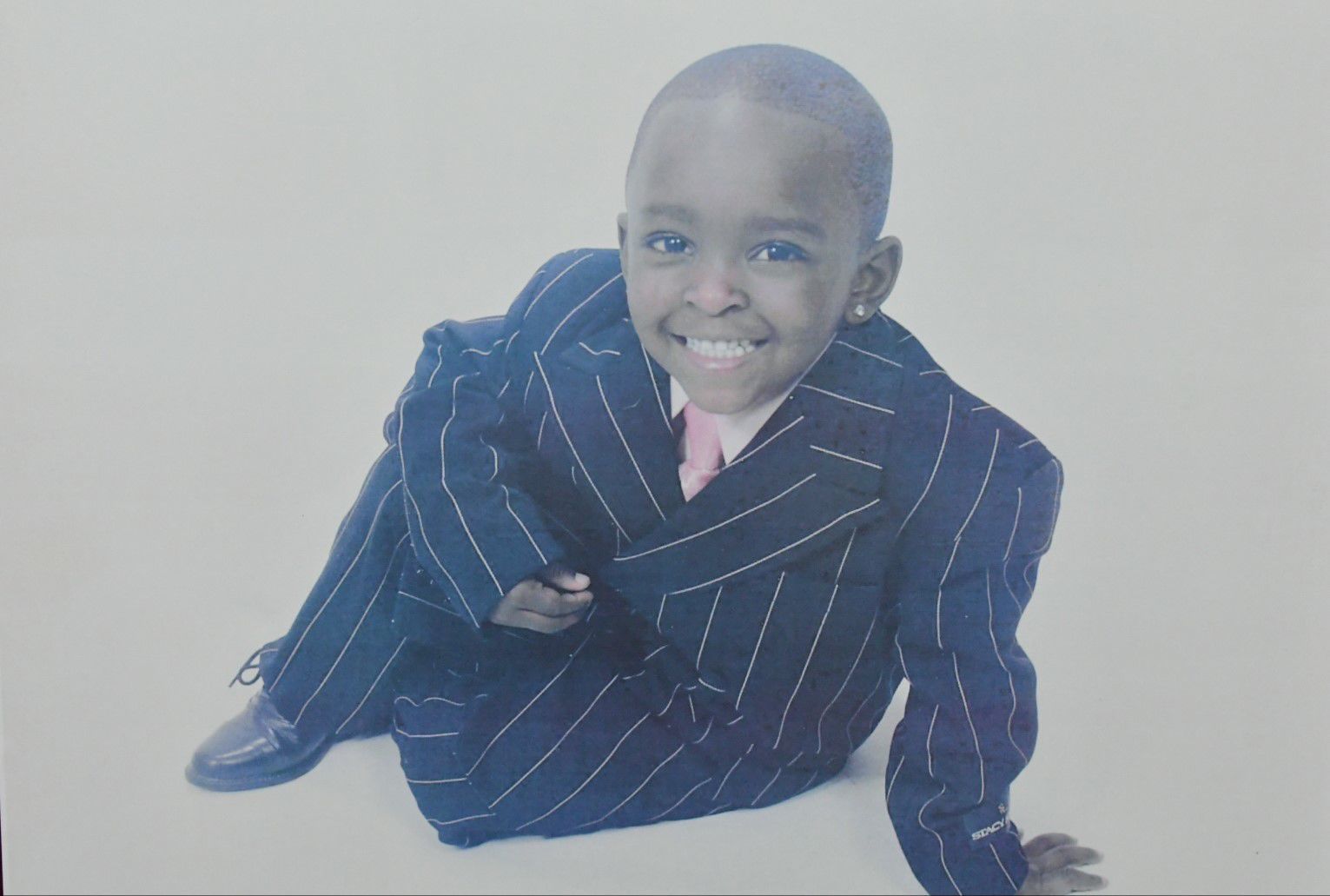West as a young child